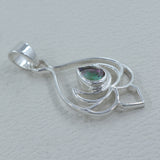 Mystic Quartz Gemstone 925 Sterling Silver Pendant