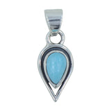 925 Starling Silver Larimar Pendant