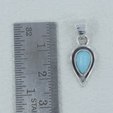 925 Starling Silver Larimar Pendant