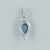 925 Starling Silver Larimar Pendant