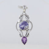 Ruby Zoisite 925 Sterling Silver Pendant