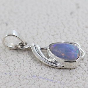 925 Sterling Silver Ethiopian Opal Pendant