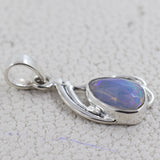 925 Sterling Silver Ethiopian Opal Pendant