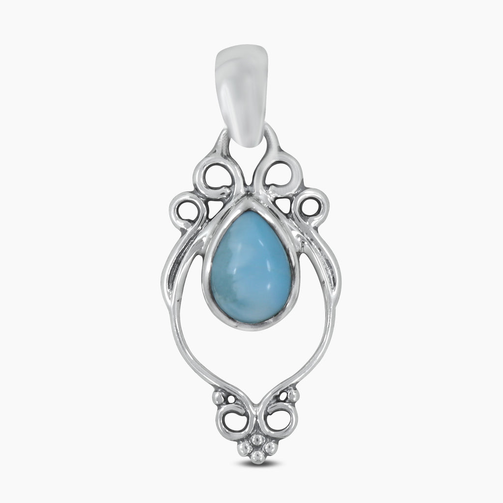 925 Sterling Silver Larimar Pendants