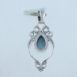 925 Sterling Silver Larimar Pendant