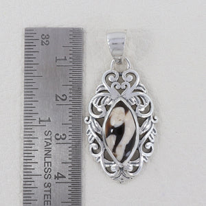 Peanut Wood Jasper Silver Pendants