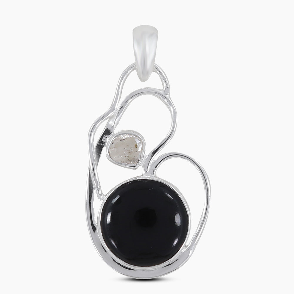 925 Sterling Silver Black Onyx Pendants