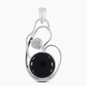 925 Sterling Silver Black Onyx Pendants