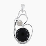 925 Sterling Silver Black Onyx Pendants