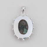 925 Sterling Silver Ocean Jasper Pendant