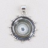 925 Sterling Silver Ocean Jasper Pendant