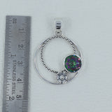 925 Sterling Silver Mystic Quartz Pendant