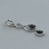 925 Starling Silver Abalone Shell Pendant