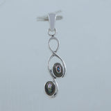 925 Starling Silver Abalone Shell Pendant