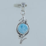 925 Sterling Silver Larimar Pendant