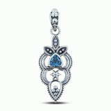 Gorgeous Blue Topaz  Gemstone - 925 Sterling Silver Designer Pendant