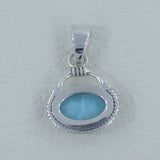 Larimar Gemstone Pendant