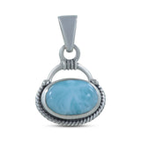 Larimar Gemstone Pendant