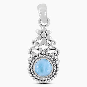 925 Sterling Silver Larimar Pendants