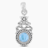 925 Sterling Silver Larimar Pendants