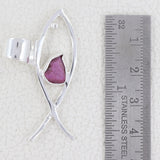 Ruby 925 Sterling Silver Pendant