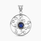 Rainbow Moonstone Silver Pendants