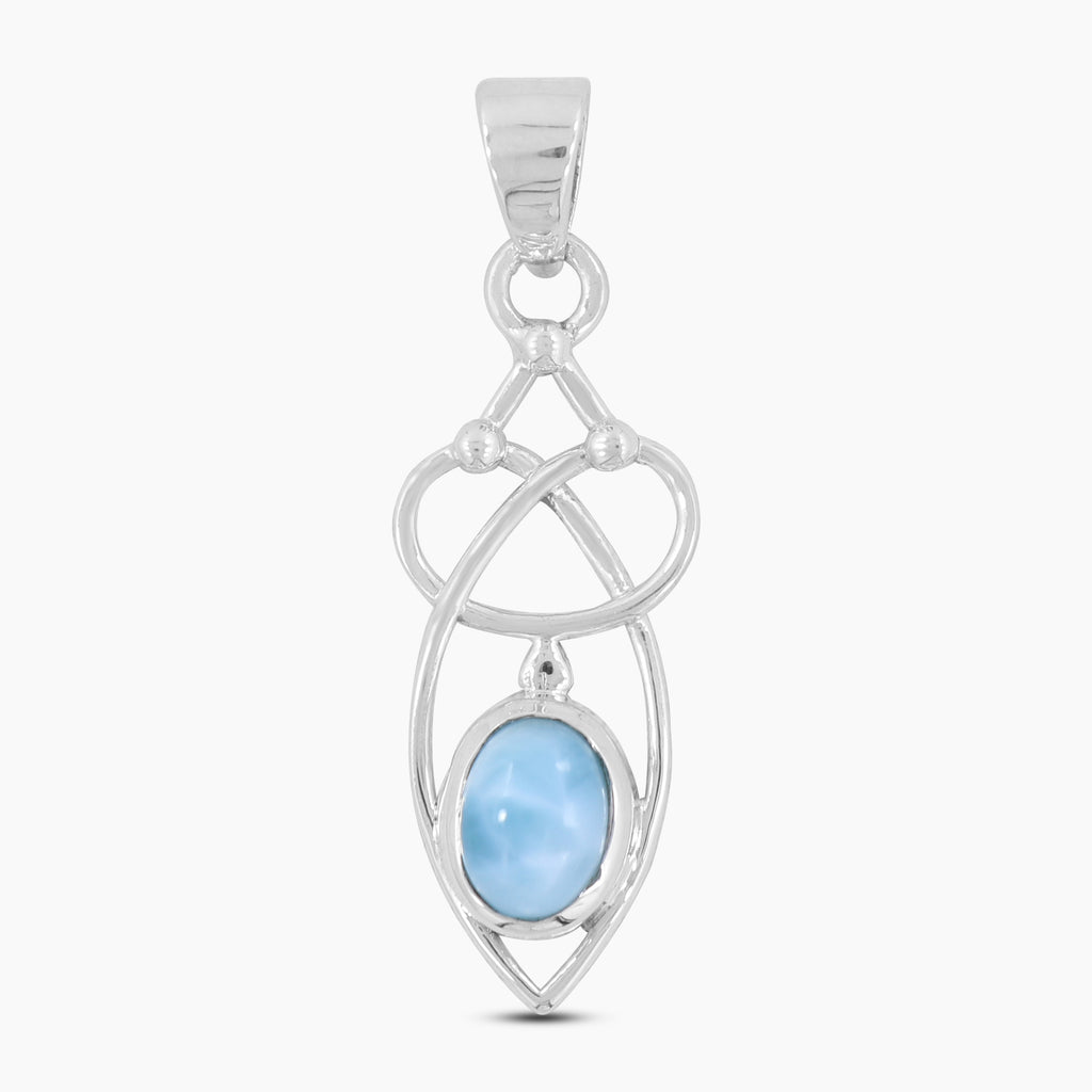 925 Sterling Silver Larimar Pendants