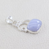 925 Sterling Silver Dendritic Opal Pendant