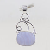 925 Sterling Silver Dendritic Opal Pendant