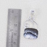 925 Sterling Silver Dendritic Opal Pendant