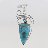 925 Silver Boulder Turquoise Pendant