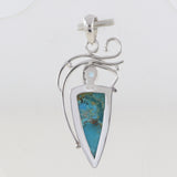 925 Silver Boulder Turquoise Pendant