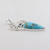 925 Silver Boulder Turquoise Pendant