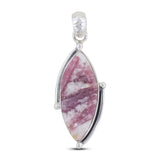 925 Silver Raw Black Tourmaline Pendant