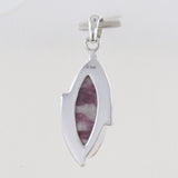 925 Silver Raw Black Tourmaline Pendant