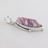 925 Silver Raw Black Tourmaline Pendant