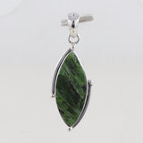 925 Silver Raw Black Tourmaline Pendant