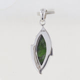 925 Silver Raw Black Tourmaline Pendant