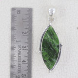 925 Silver Raw Black Tourmaline Pendant