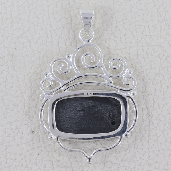 925 Sterling Silver Black Onyx Pendants