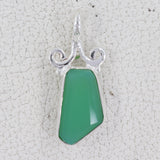 Chrysoprase Pendant 925 Sterling Silver Pendant