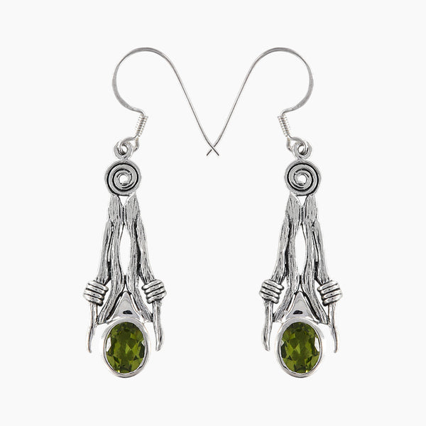 Citrine Silver Earrings