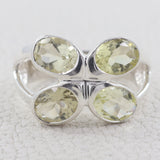 Citrine silver Ring