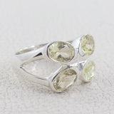 Citrine silver Ring