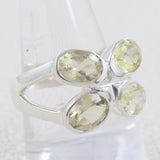 Citrine silver Ring