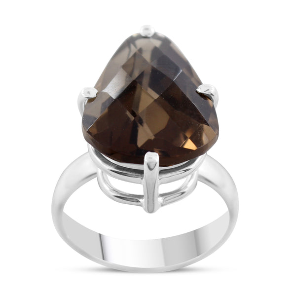 Natural Amethyst Silver Ring