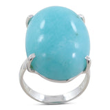 Amazonite Sterling Silver Ring