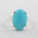 Amazonite Sterling Silver Ring