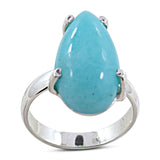 Amazonite Sterling Silver Ring