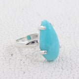 Amazonite Sterling Silver Ring